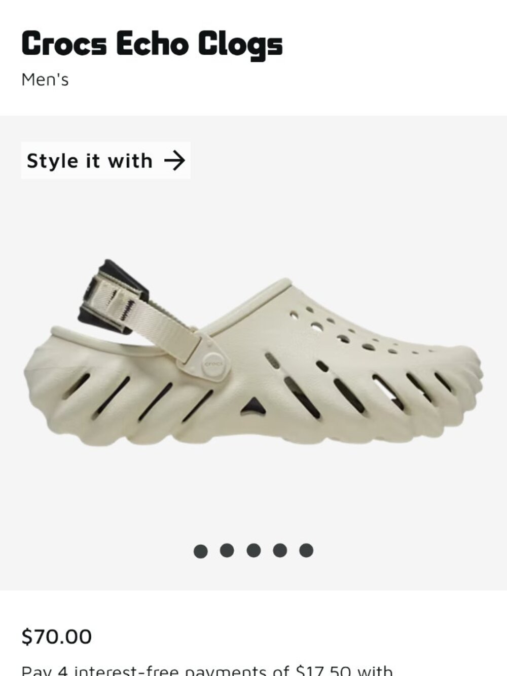 Men's Crocs - Picture 3 of 3